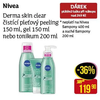 Nivea Derma Skin Clear Čisticí pleťový gel 150ml