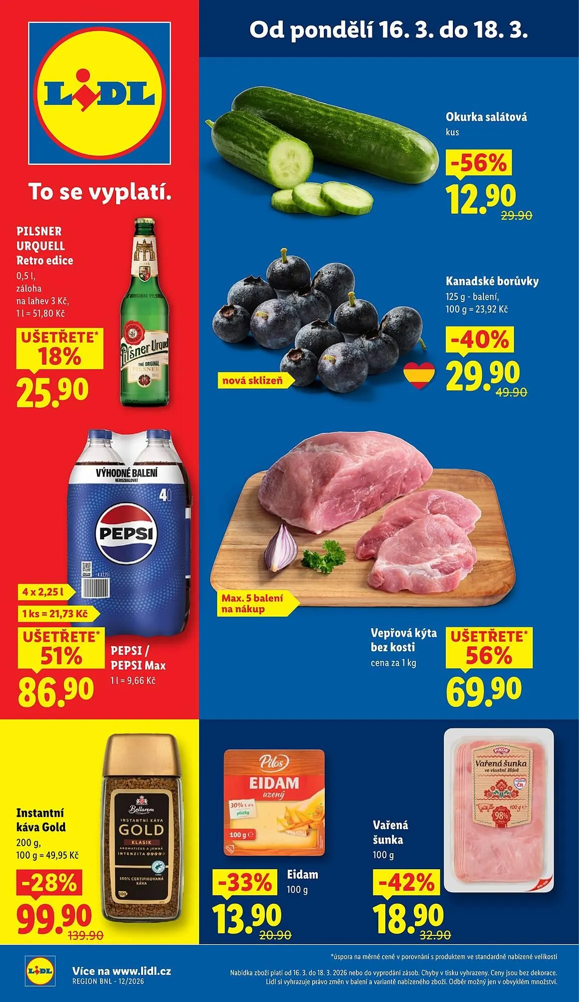 Lidl leták - 16. března 18. března 2026 - Page 1