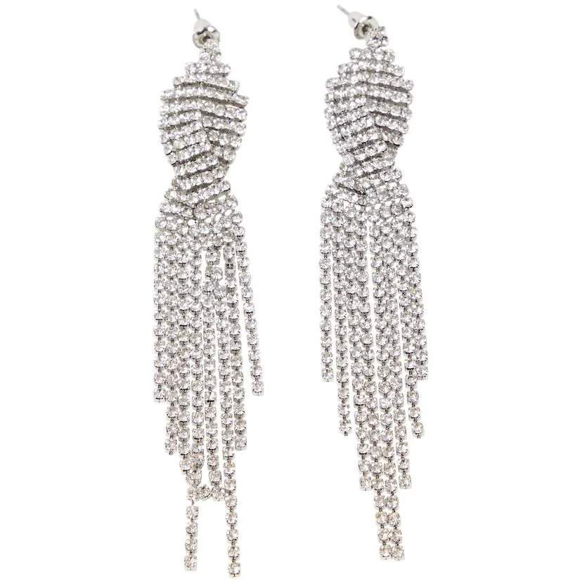 Náušnice se třpytivými kamínky