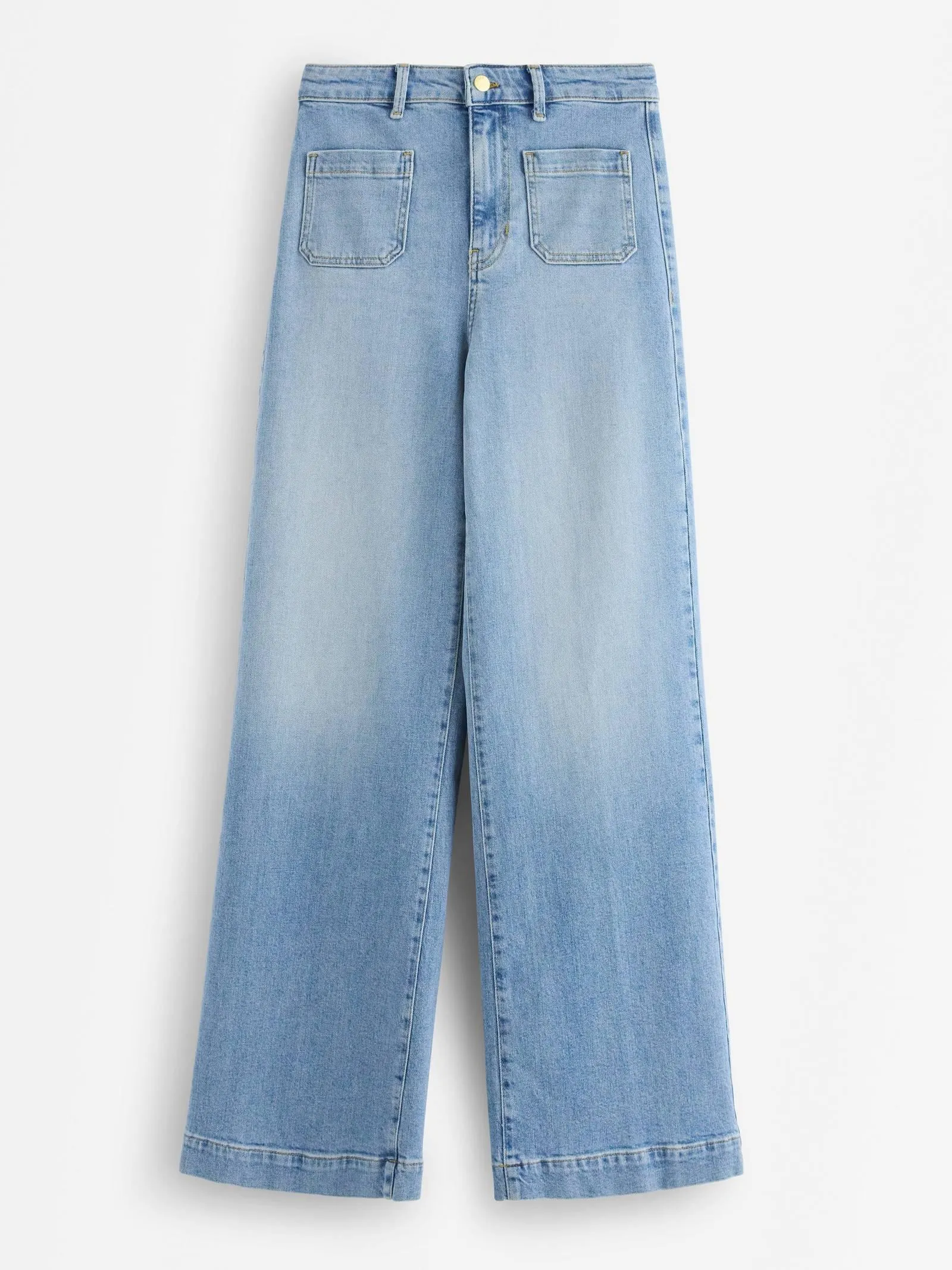 WIDE džíny s lehký streč