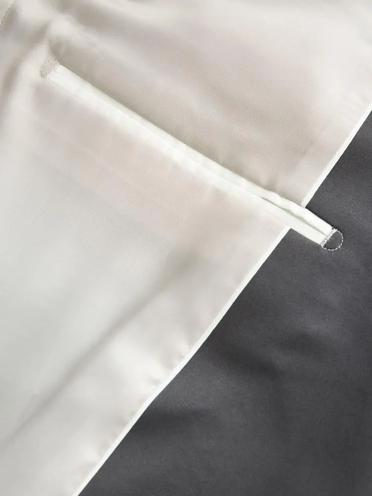 Černý - Žakárové smokingové sako střihu Slim Fit