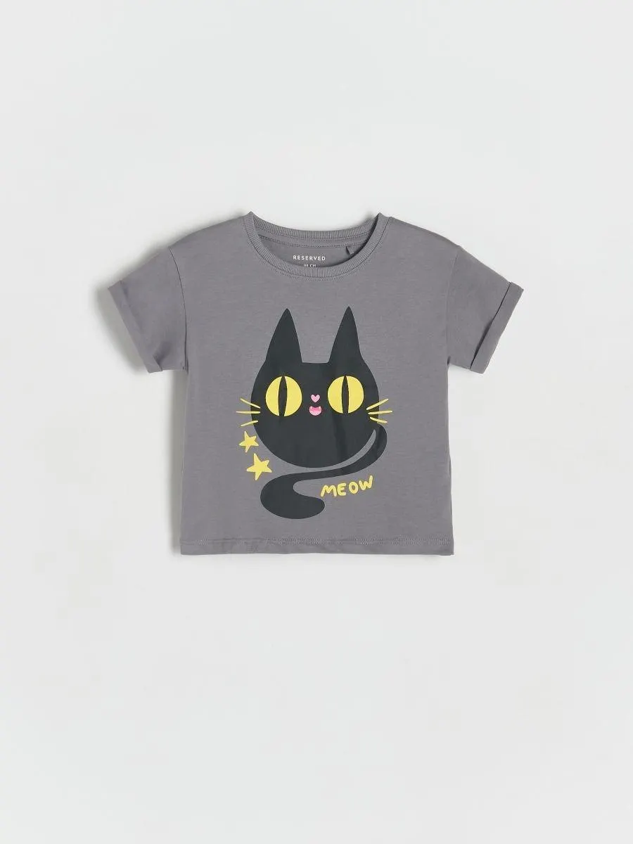 Tričko s lesklým potiskem