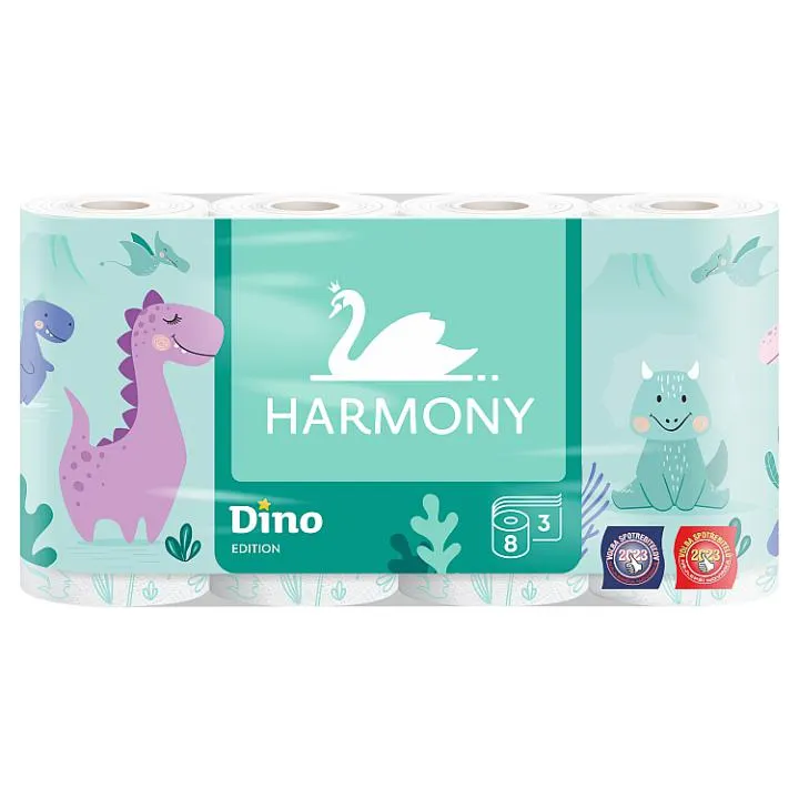 Harmony Soft White toaletní papír 3 vrstvy 8 ks