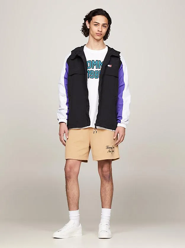 Colour-Blocked Chicago Windbreaker