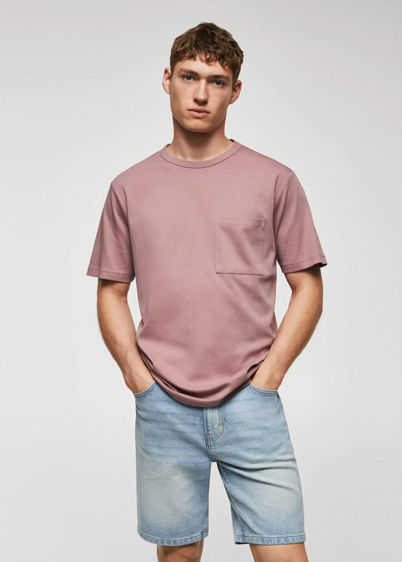 Camiseta bolsillo 100% algodón