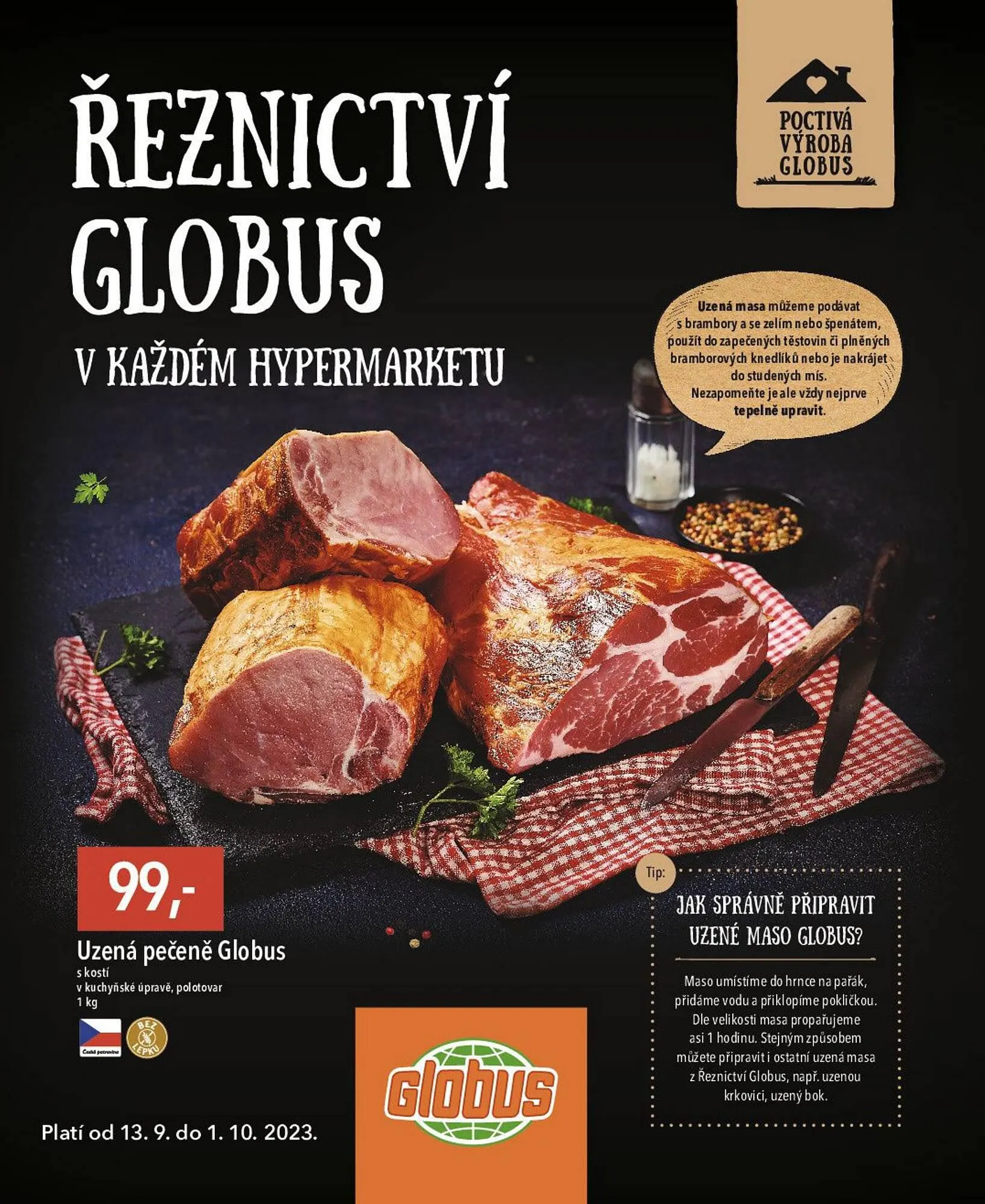 Globus leták - 13. září 1. října 2023 - Page 1