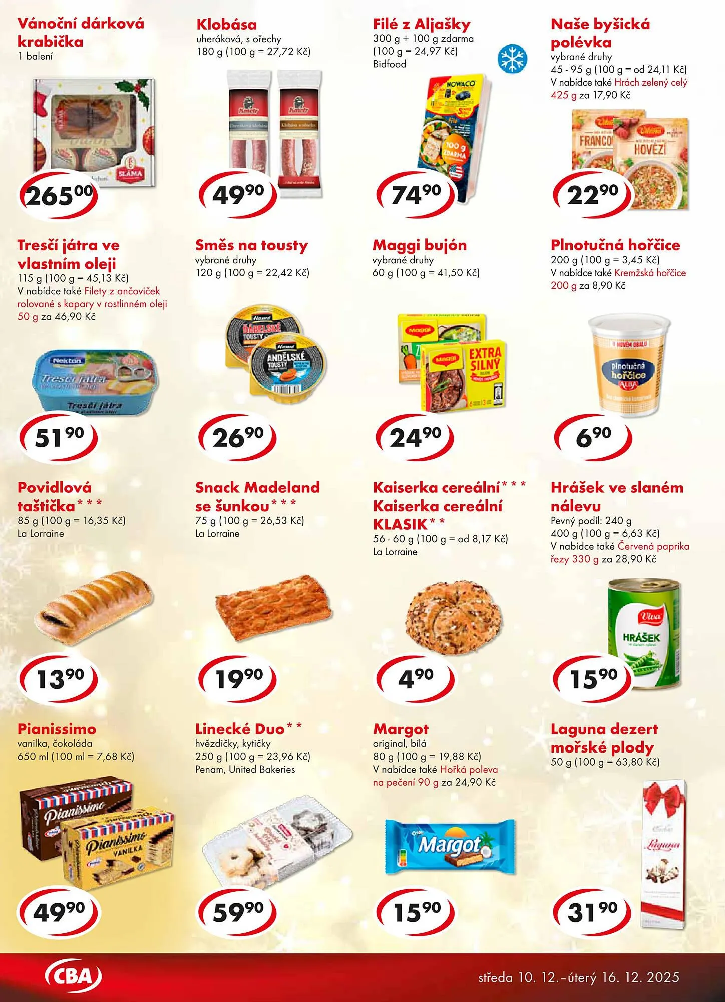 CBA leták - 10. prosince 16. prosince 2025 - Page 4