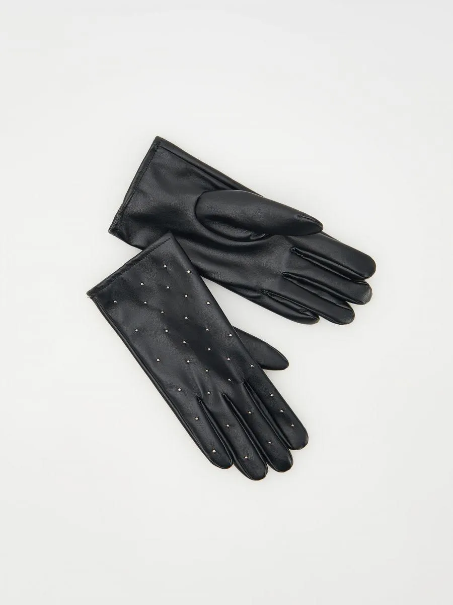 Mănuși cu detalii decorative