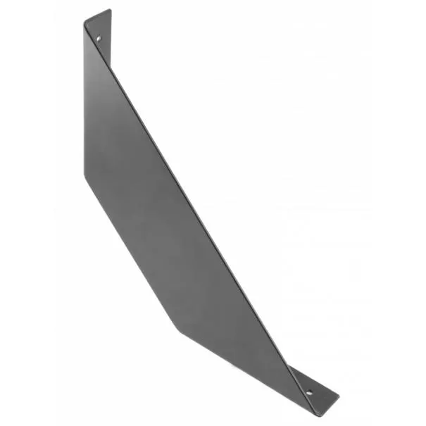 Podpěra police FLAT černá, 2 ks