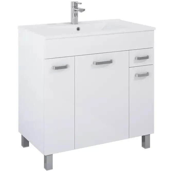 Skříňka s umyvadlem Uno 80 bílý