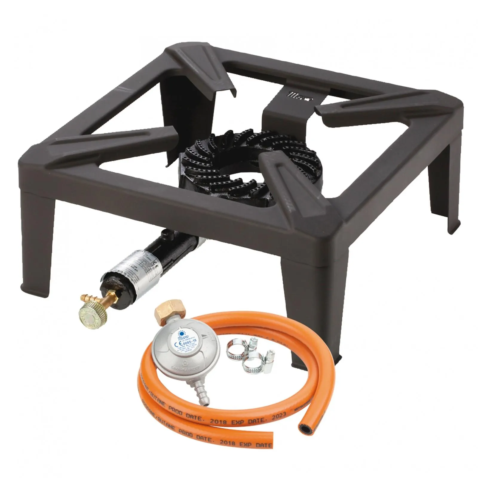 Vařič plynový Meva Mega Zeus 2102 vč. sady na připojení PB lahve