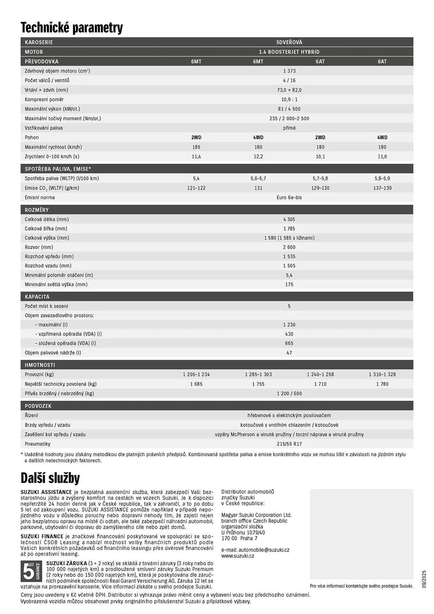 Suzuki leták - 15. září 14. ledna 2026 - Page 4
