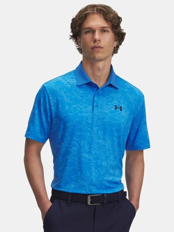 Pánské tričko Under Armour UA Playoff 3.0 Printed Polo-BLU