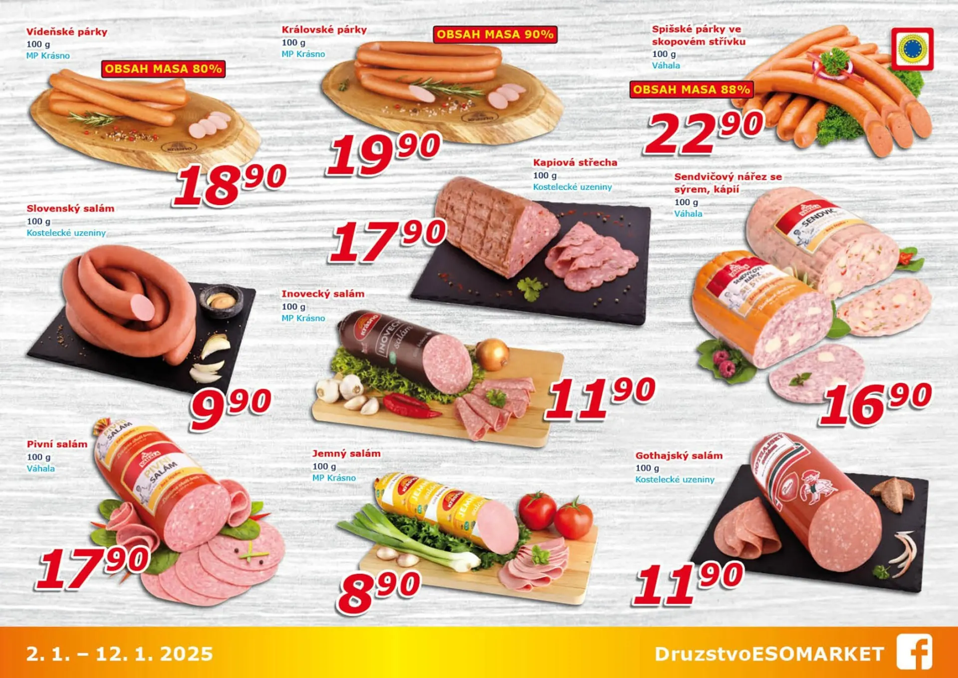 ESO MARKET leták - 2. ledna 12. ledna 2025 - Page 3