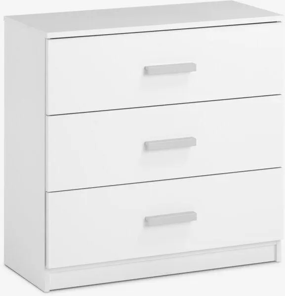 Komoda TAPDRUP 3 zásuvky bílá