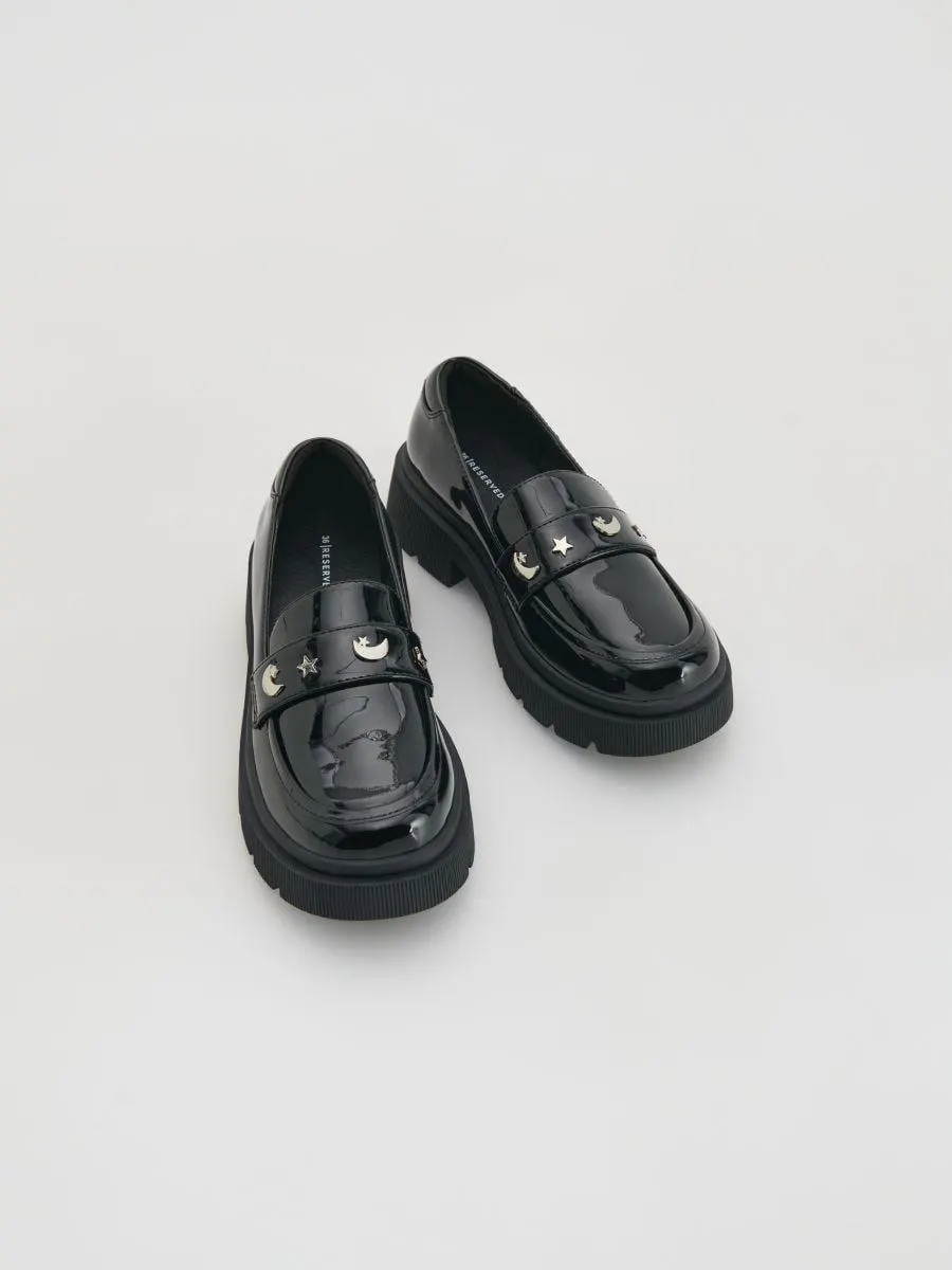 Mokasíny z imitace kůže