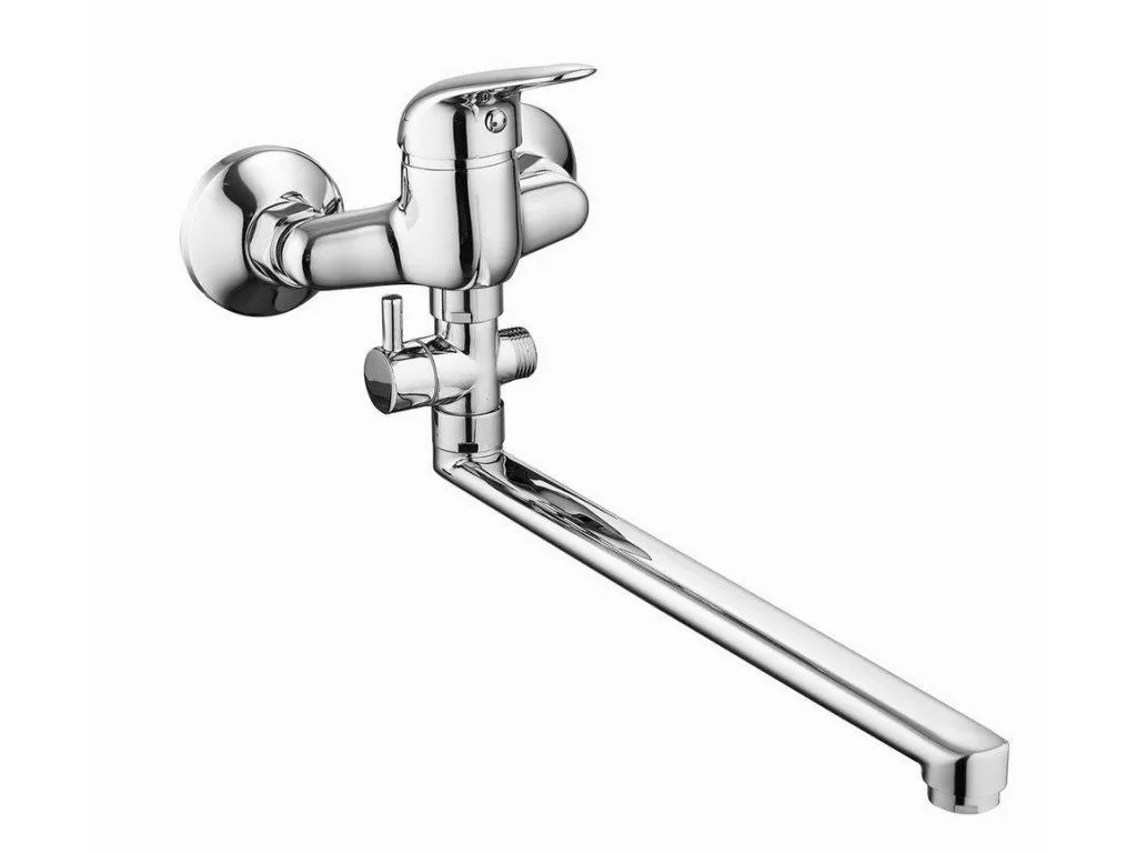 PLUTO, vanová stěnová baterie do bytového jádra bez sprchové sady