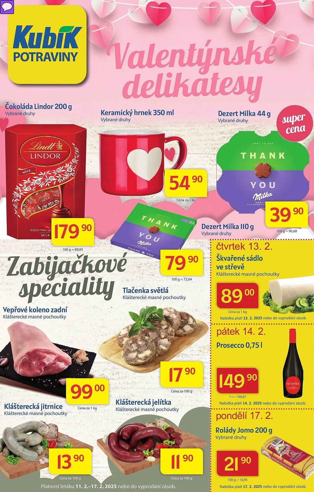 Kubík potraviny leták - 1