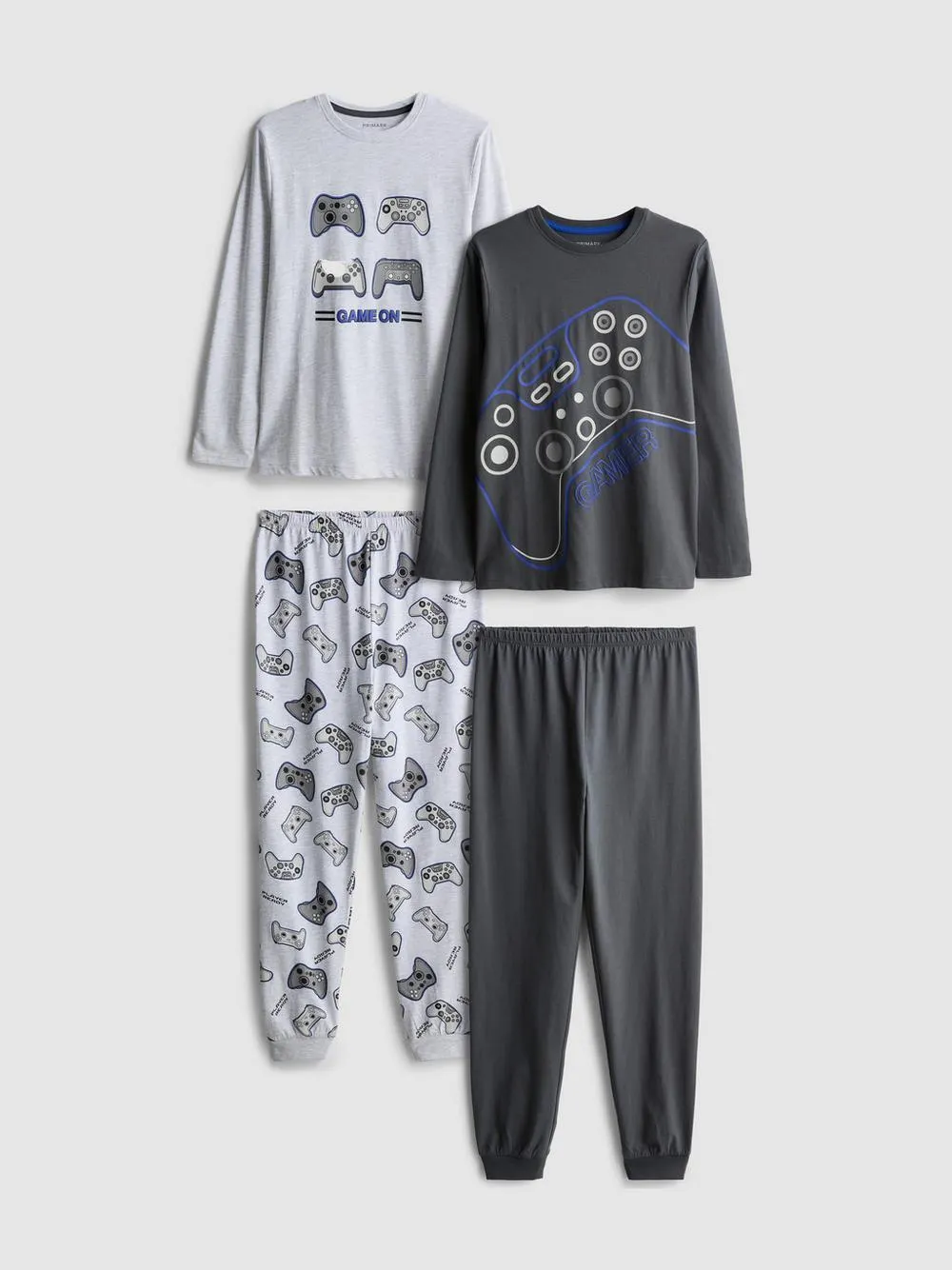 7–15 let | 2 pyžama s herní grafikou