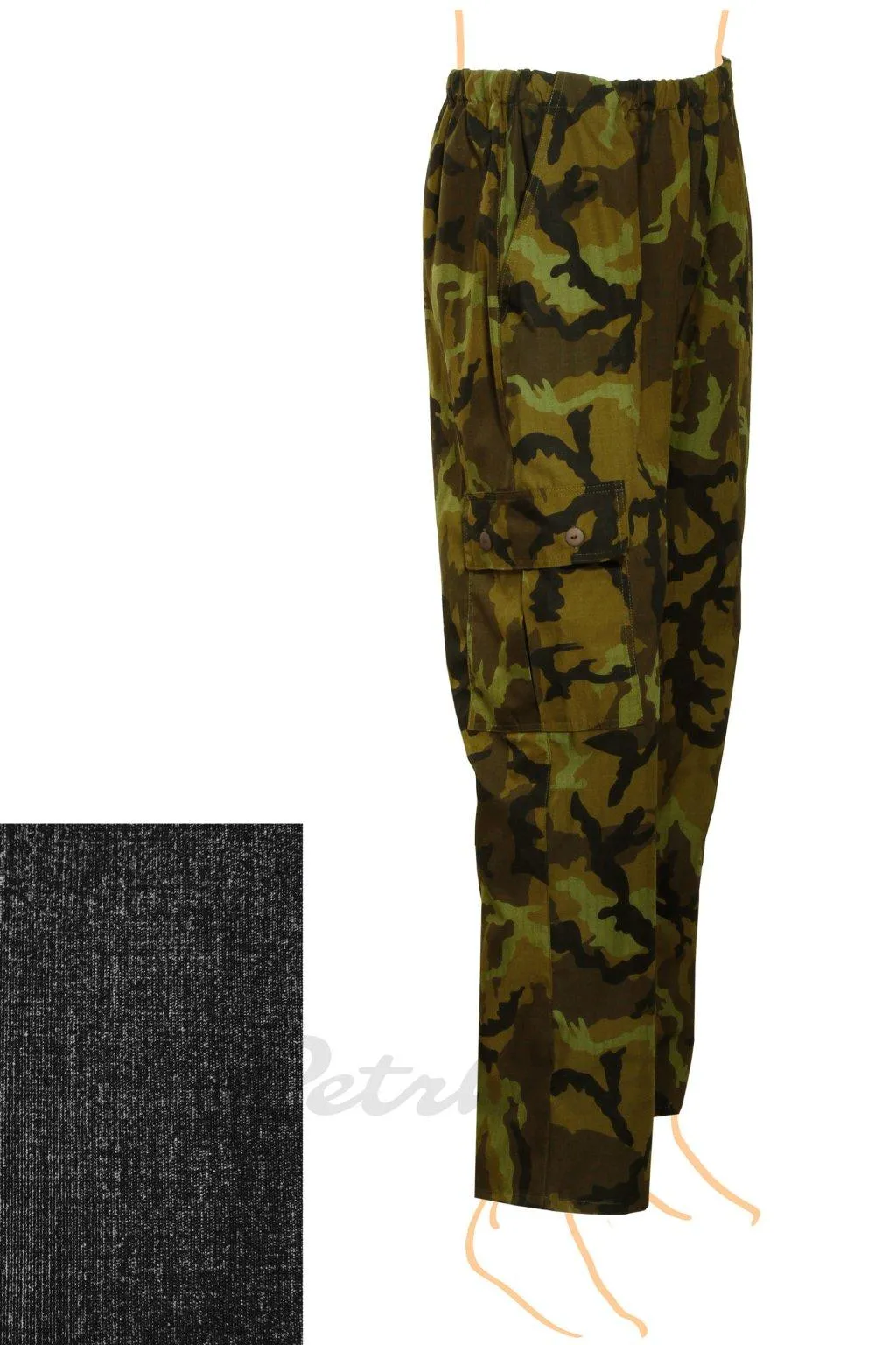 Pánské domácí kalhoty s regulací gumy v pase + boční kapsa 2025