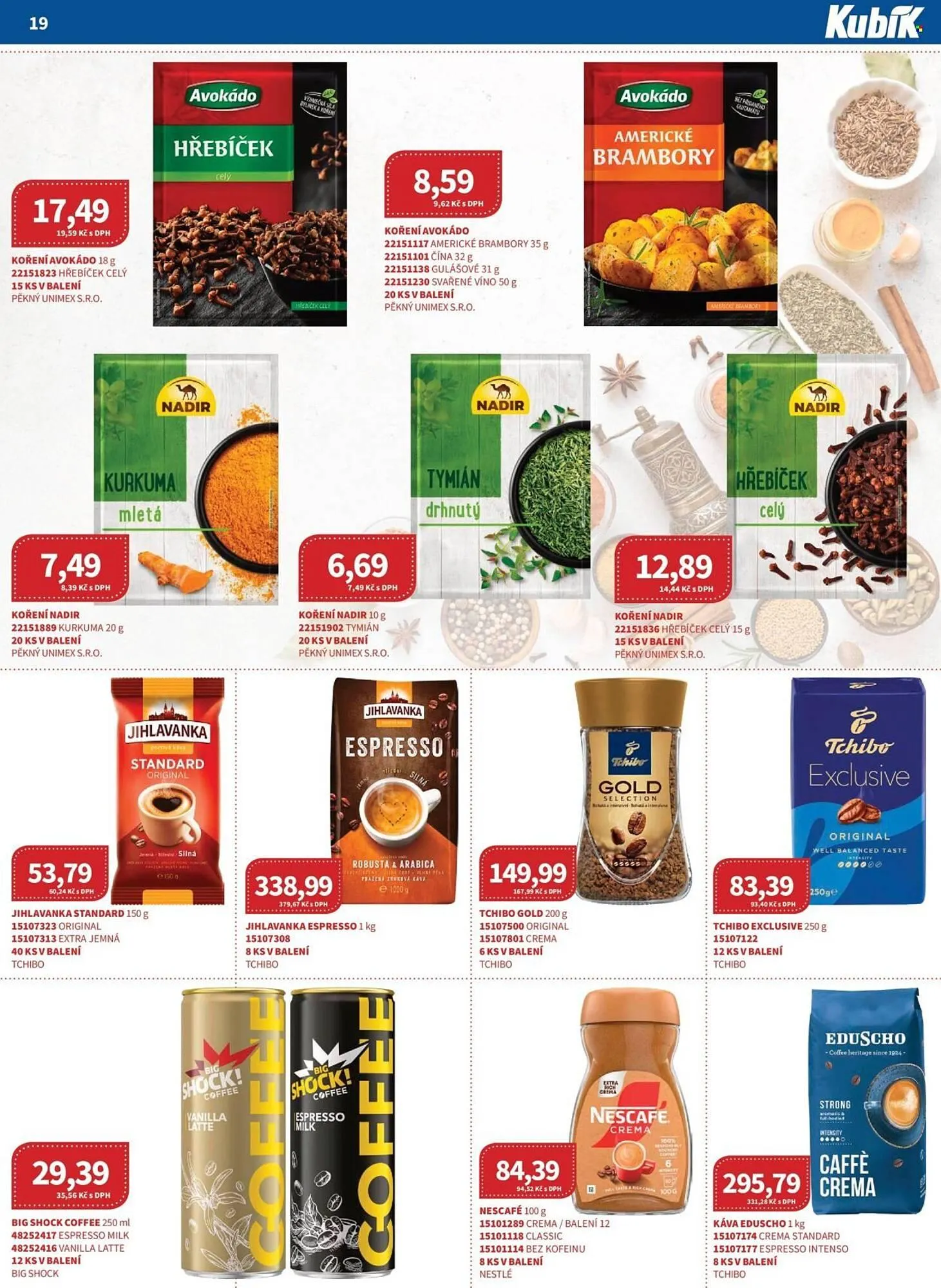 Kubík potraviny leták - 1. listopadu 30. listopadu 2025 - Page 19