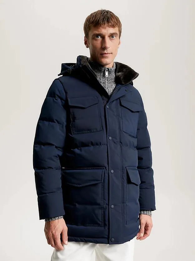 TH Warm Padded Hooded Utility Rockie Parka