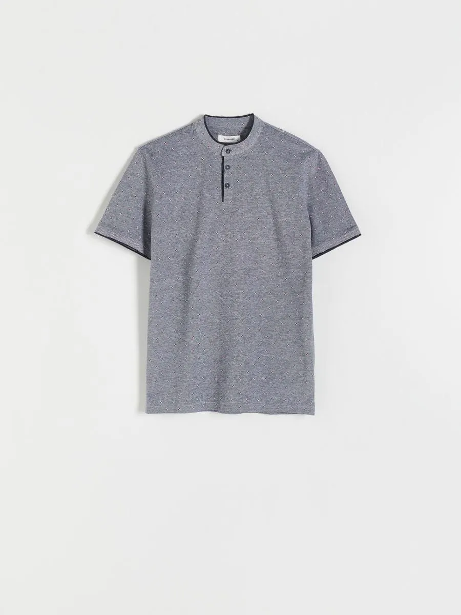 Polo střihu regular se stojáčkem