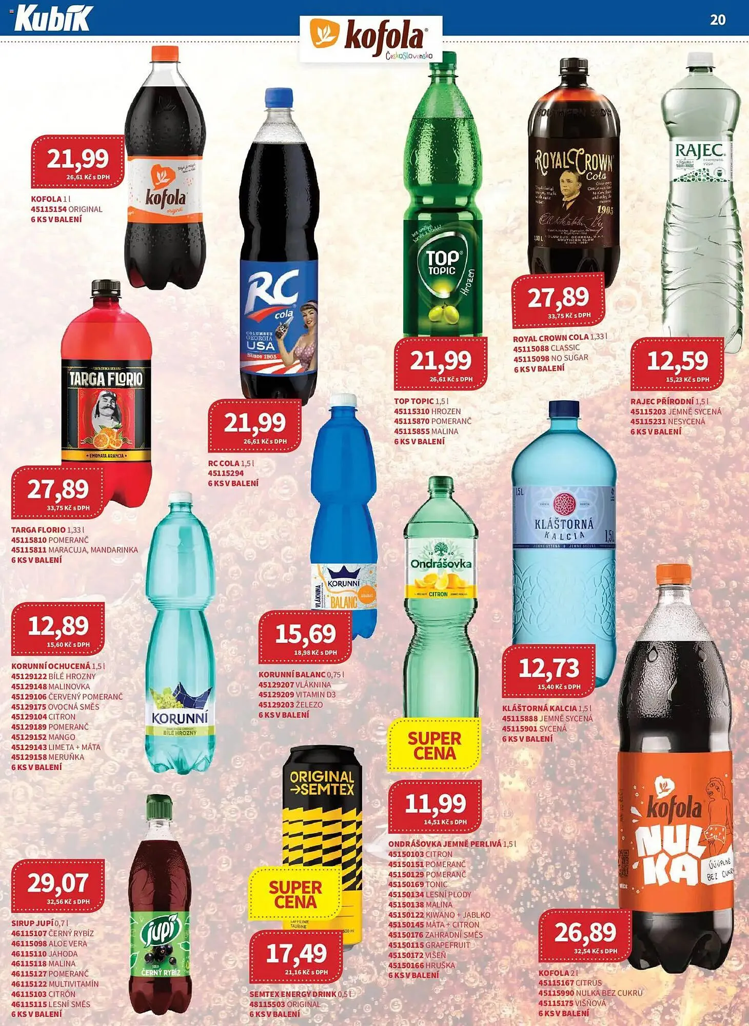 Kubík potraviny leták - 1. dubna 30. dubna 2026 - Page 20