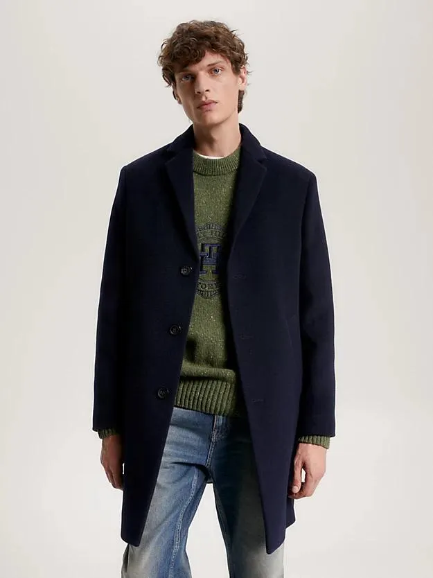 Single Breasted Longline Coat