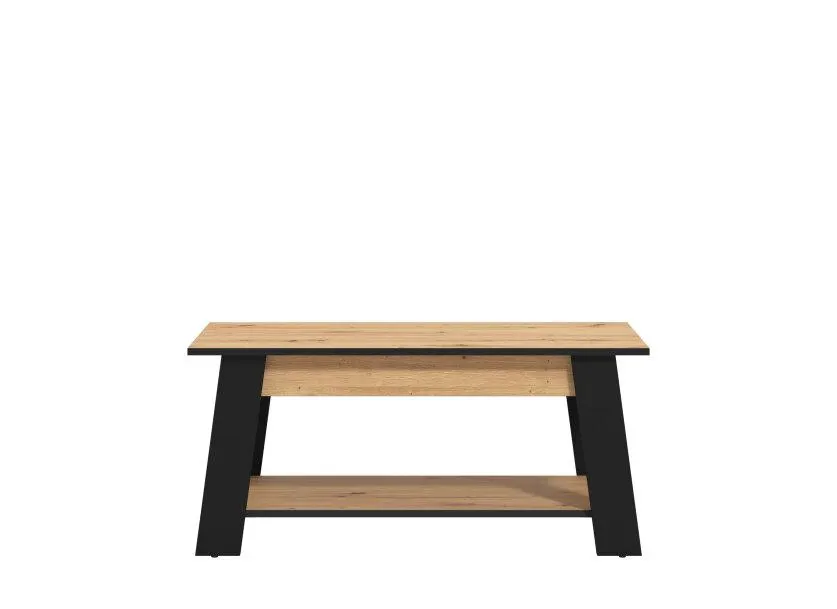 Stolek konferenční dub artisan/černá