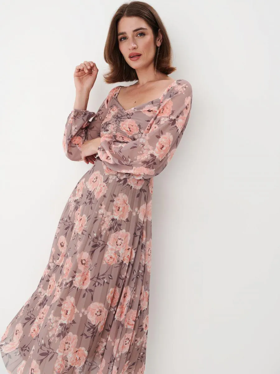 Šaty s květinovým vzorem