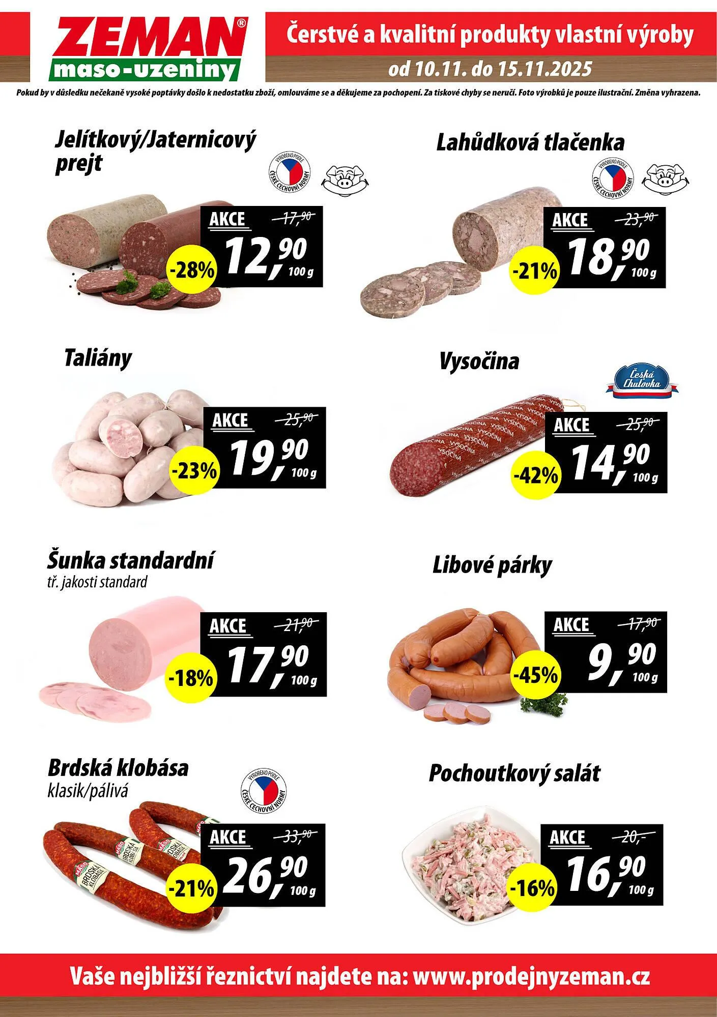 ZEMAN leták - 10. listopadu 15. listopadu 2025 - Page 2