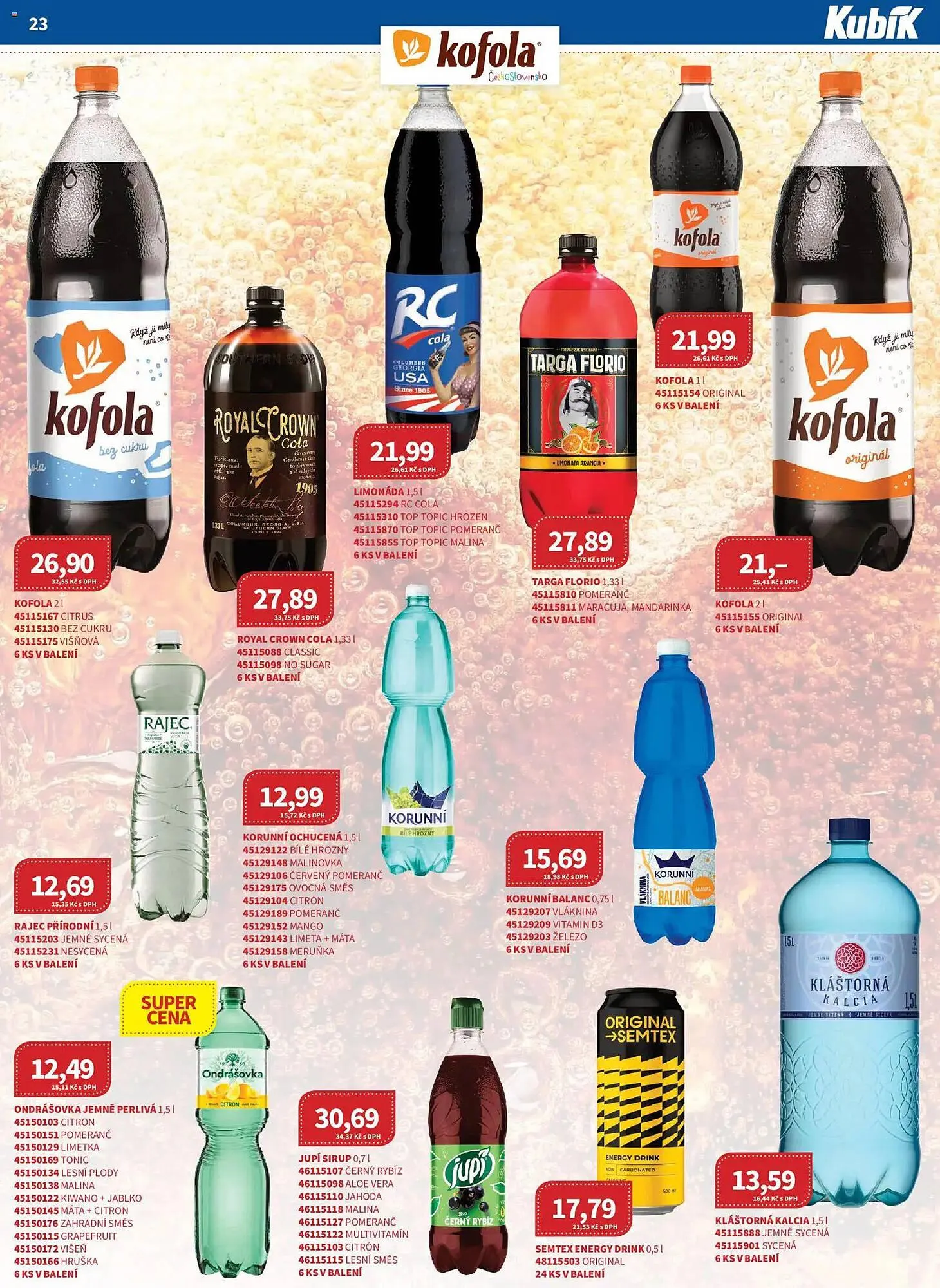 Kubík potraviny leták - 1. března 31. března 2026 - Page 23