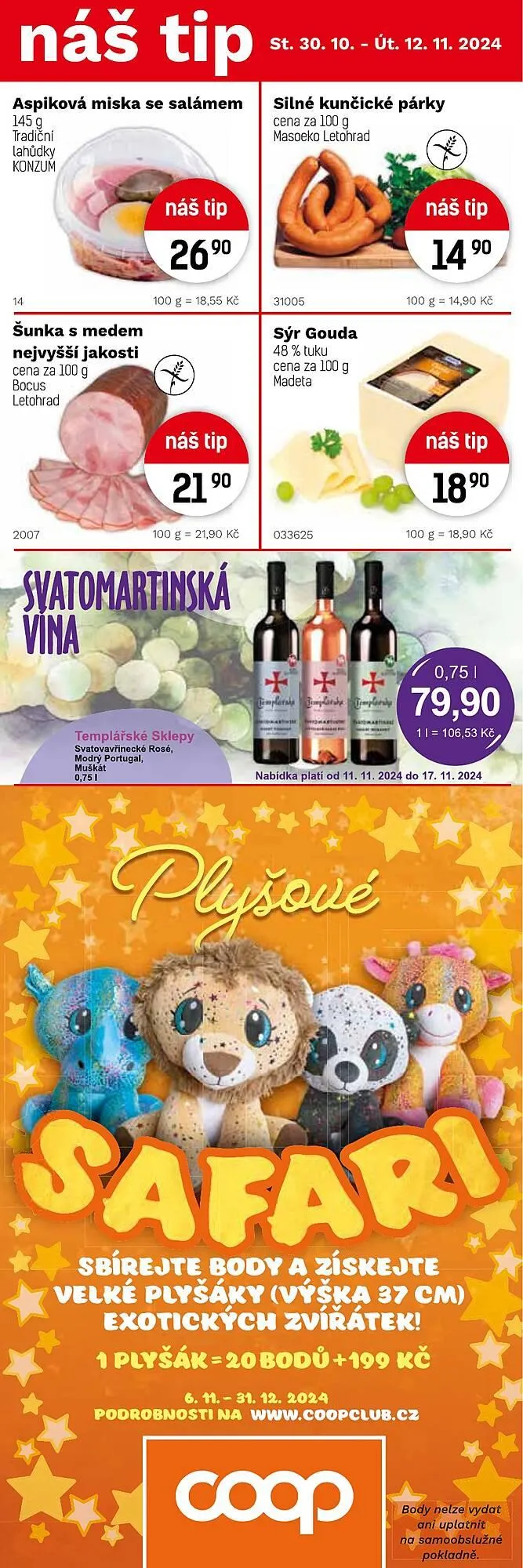 Konzum leták - 30. října 12. listopadu 2024 - Page 2