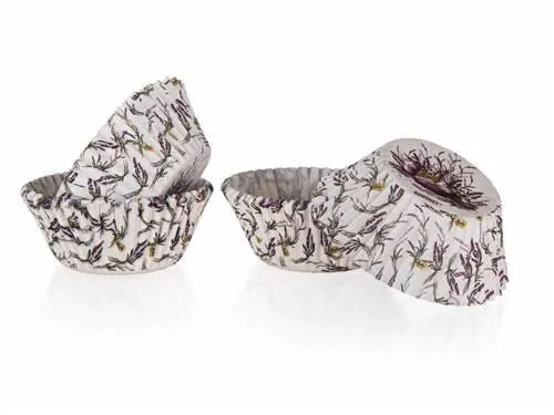 BANQUET Sada cukrářských košíčků LAVENDER 11,5 cm, 60 ks
