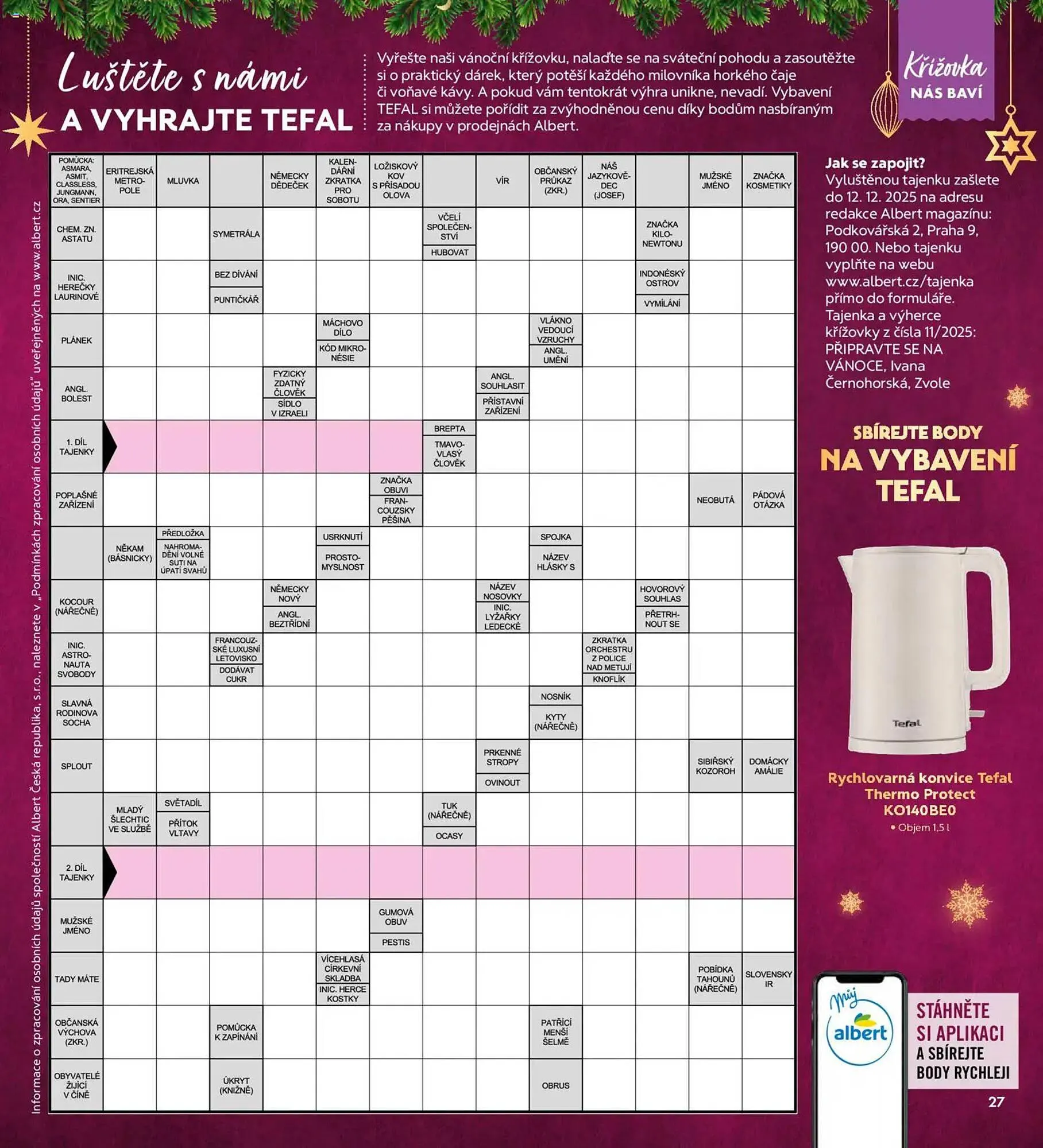 Albert leták - 1. prosince 31. prosince 2025 - Page 27