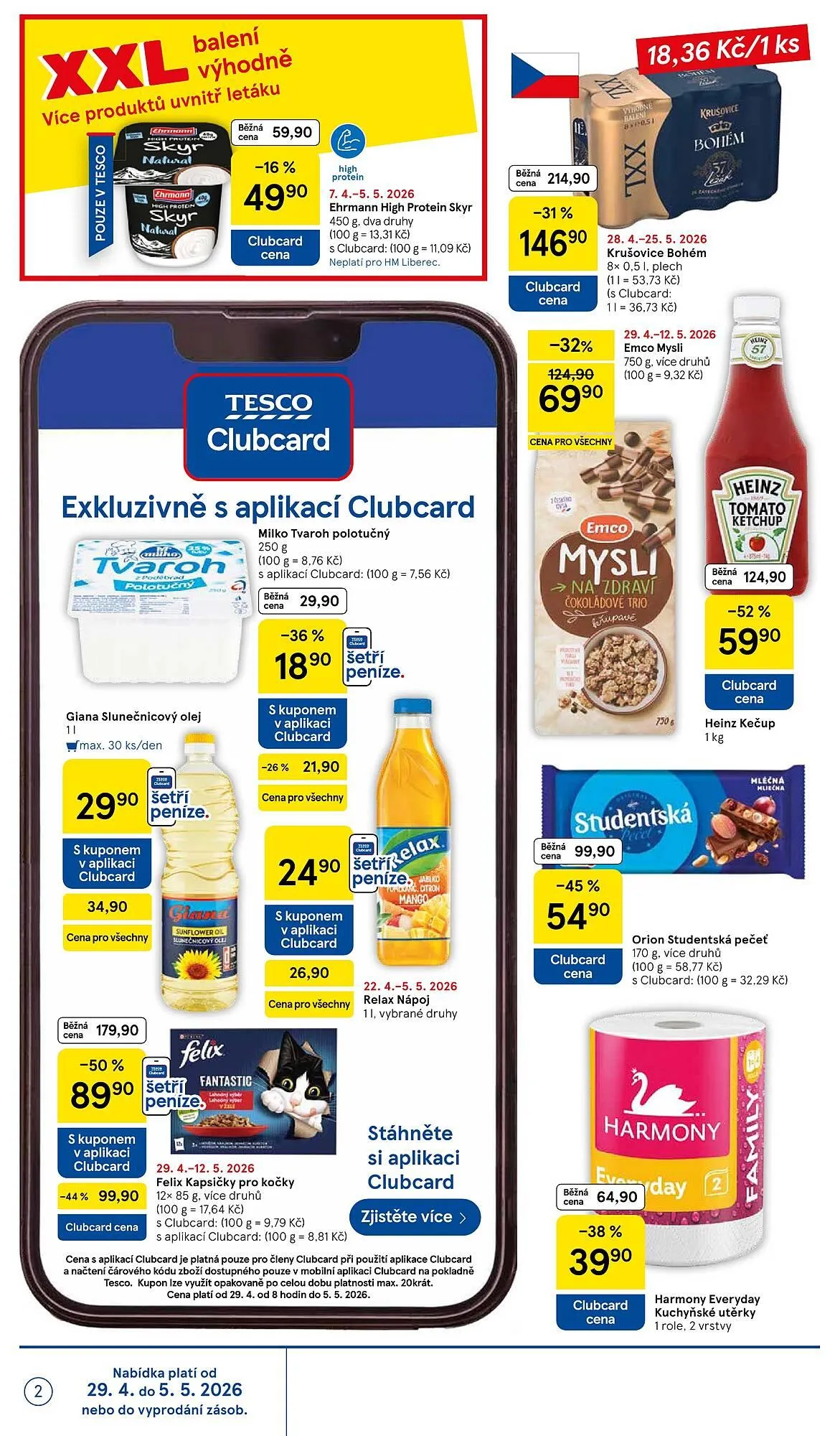 Tesco leták - 29. dubna 5. května 2026 - Page 2