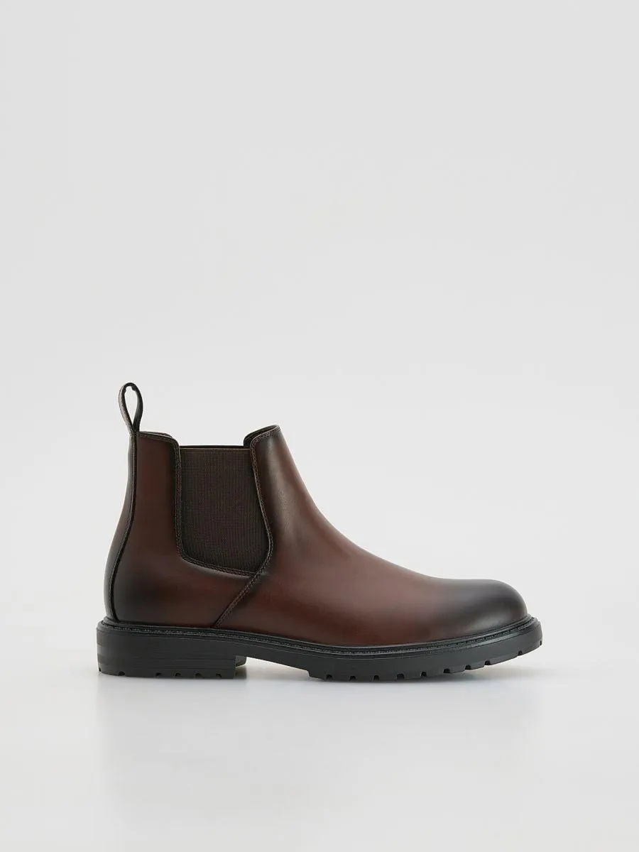 Kožené polokozačky