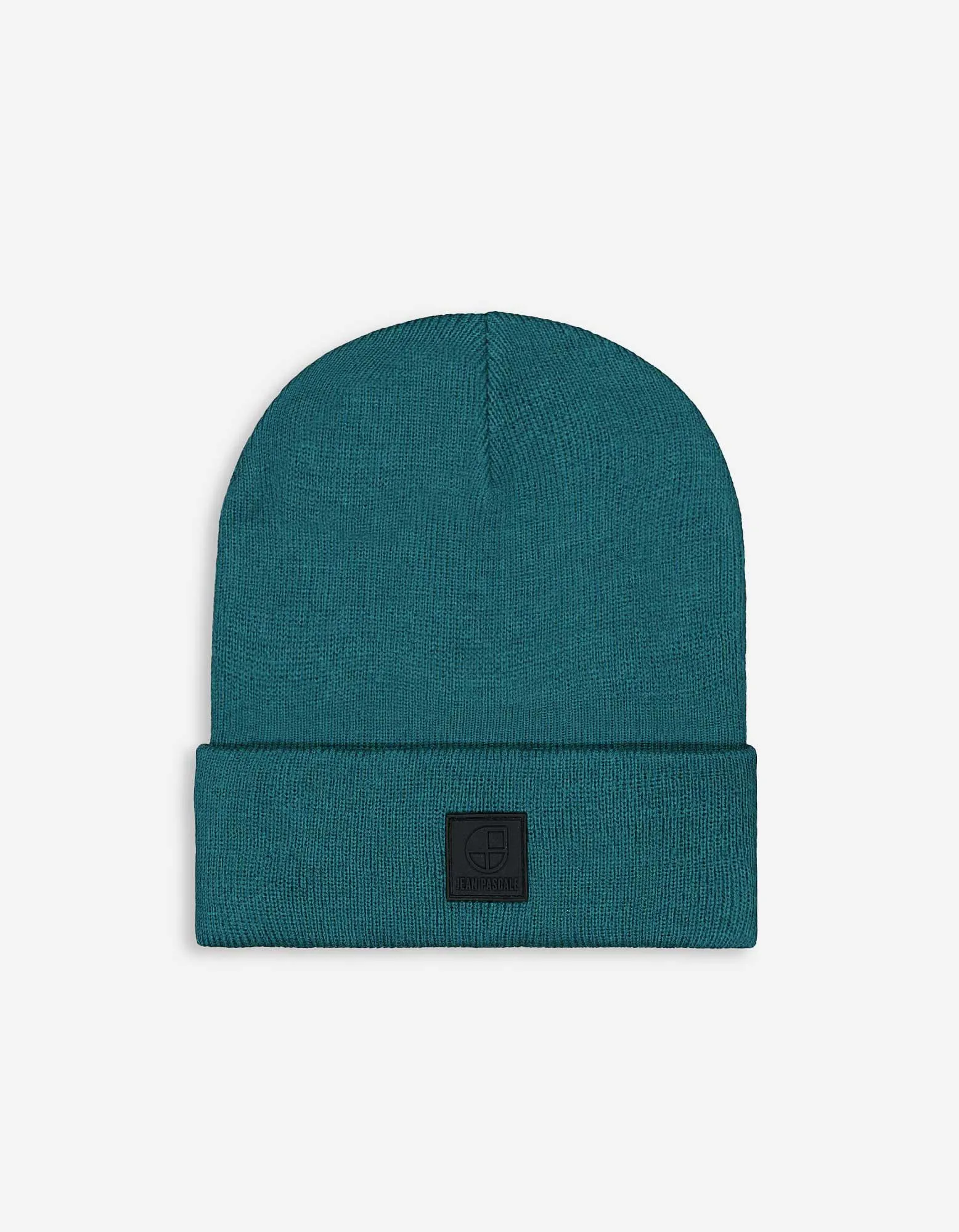 Pletená čepice - Ohrnutý lem - tyrkysova