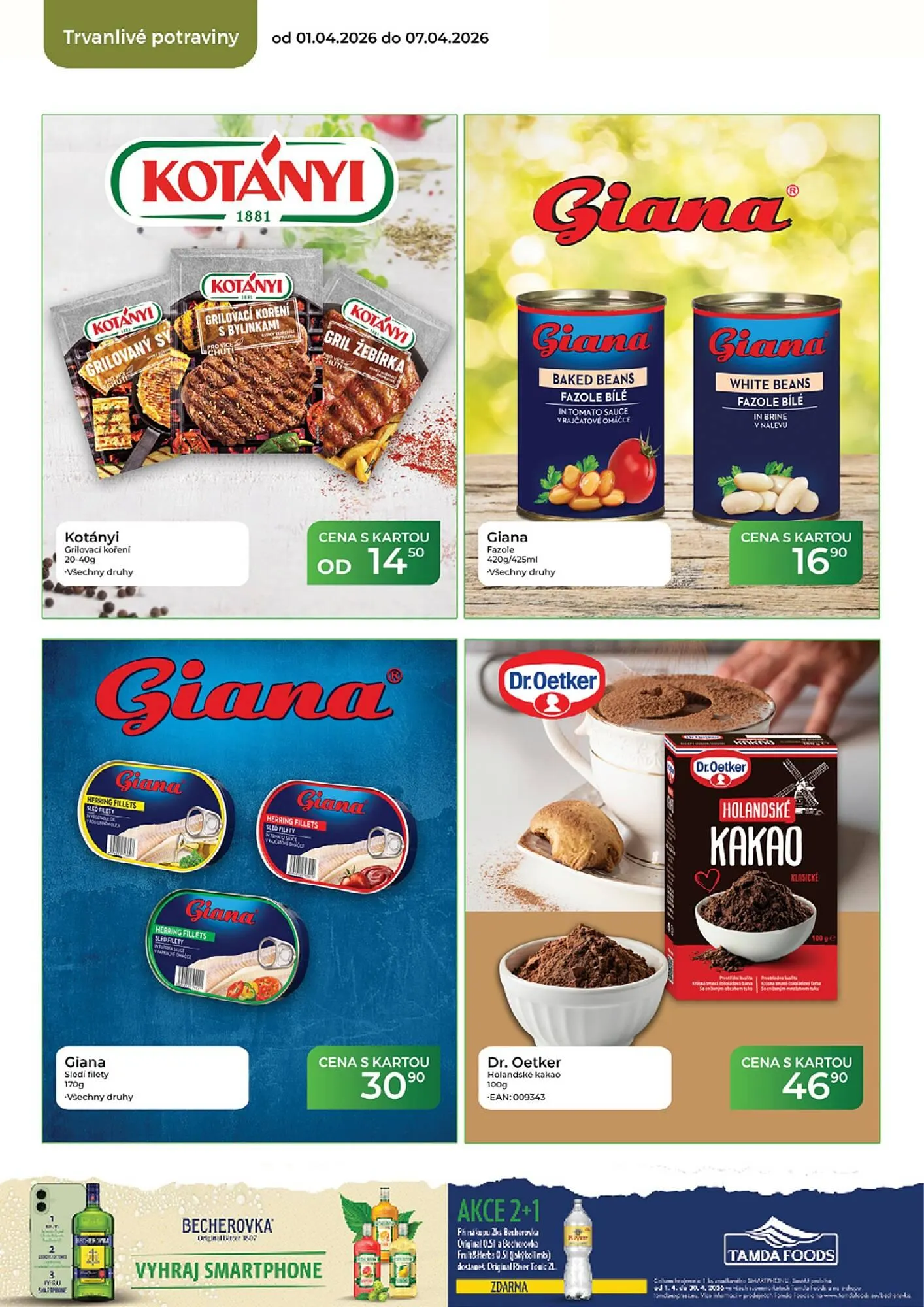 Tamda Foods leták - 1. dubna 7. dubna 2026 - Page 44