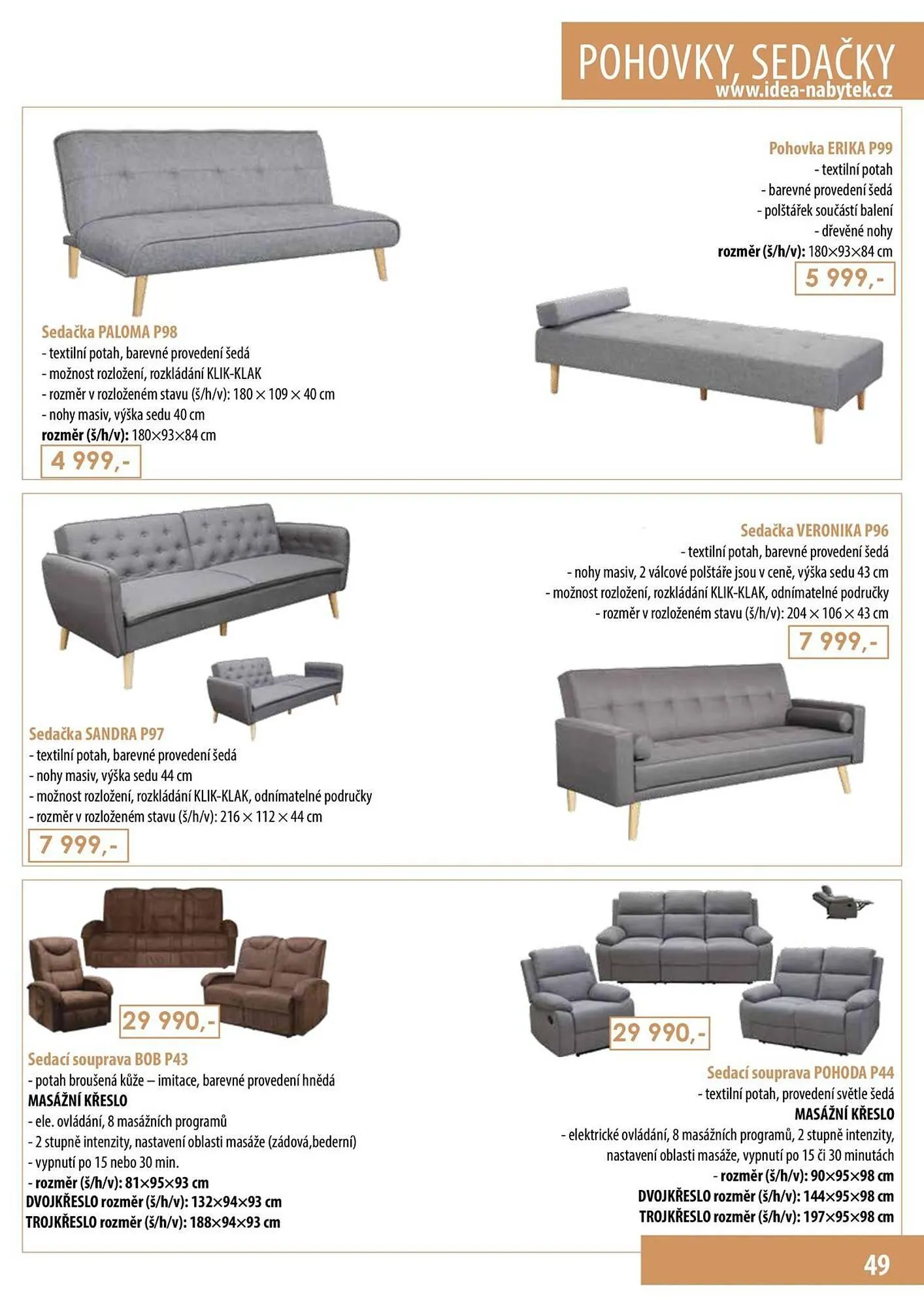 IDEA nábytek leták - 2. prosince 4. února 2026 - Page 49