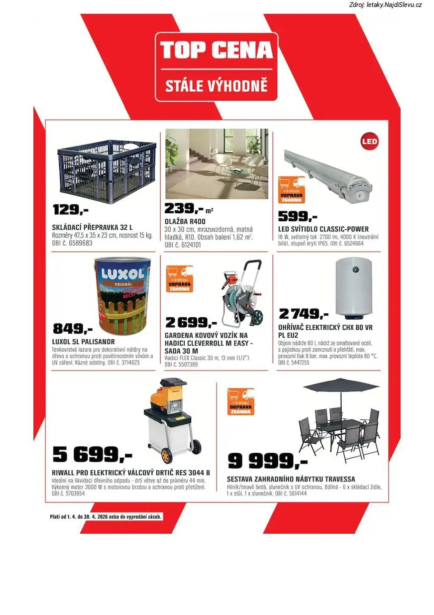 OBI leták - 1. dubna 30. dubna 2026 - Page 25