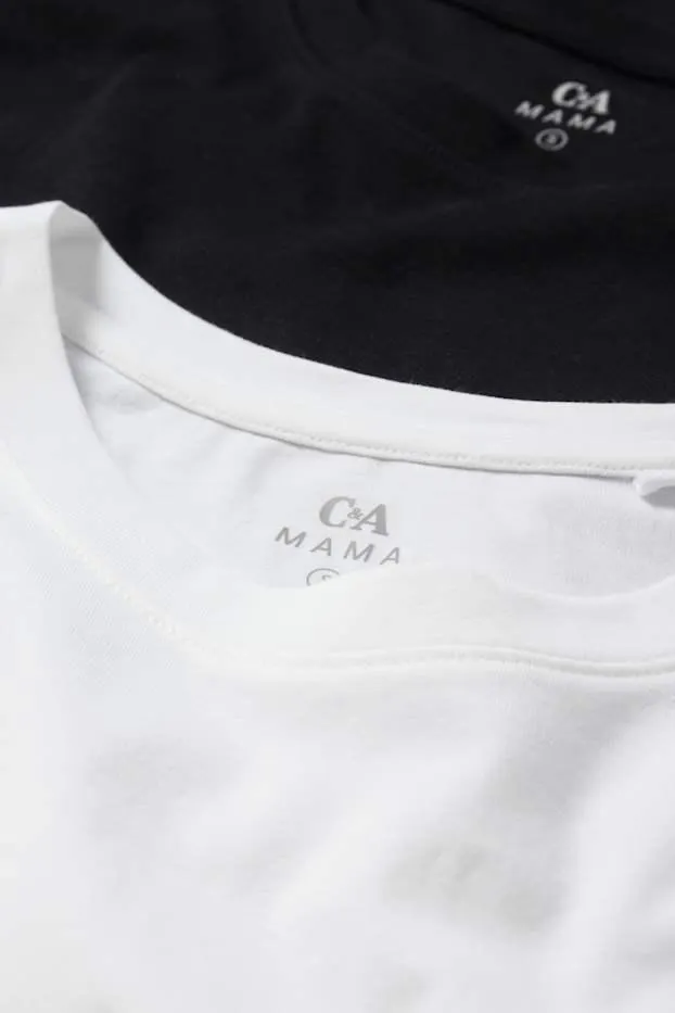 Multipack 2 ks - těhotenské tričko s dlouhým rukávem