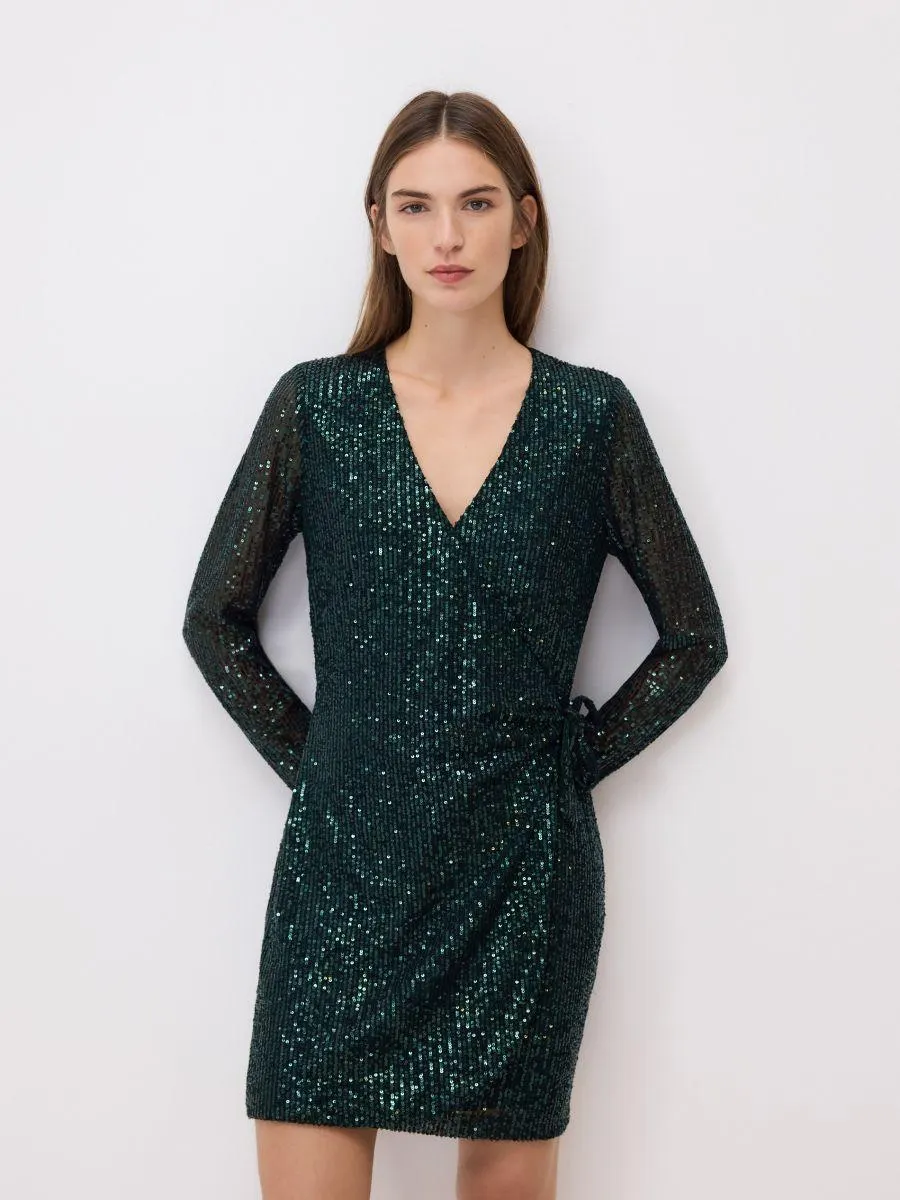 Flitrové mini šaty