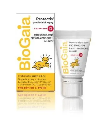 BioGaia Protectis probio.kapky s vitamínem D 10ml