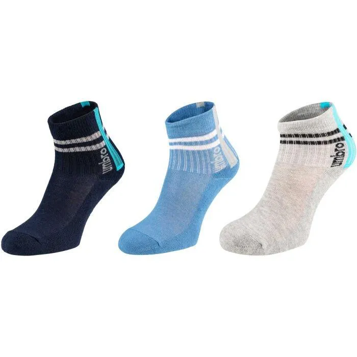 STRIPED SPORTS SOCKS JNR - 3 PACK