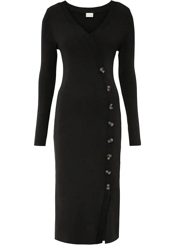 Pletené šaty z viskózové směsi