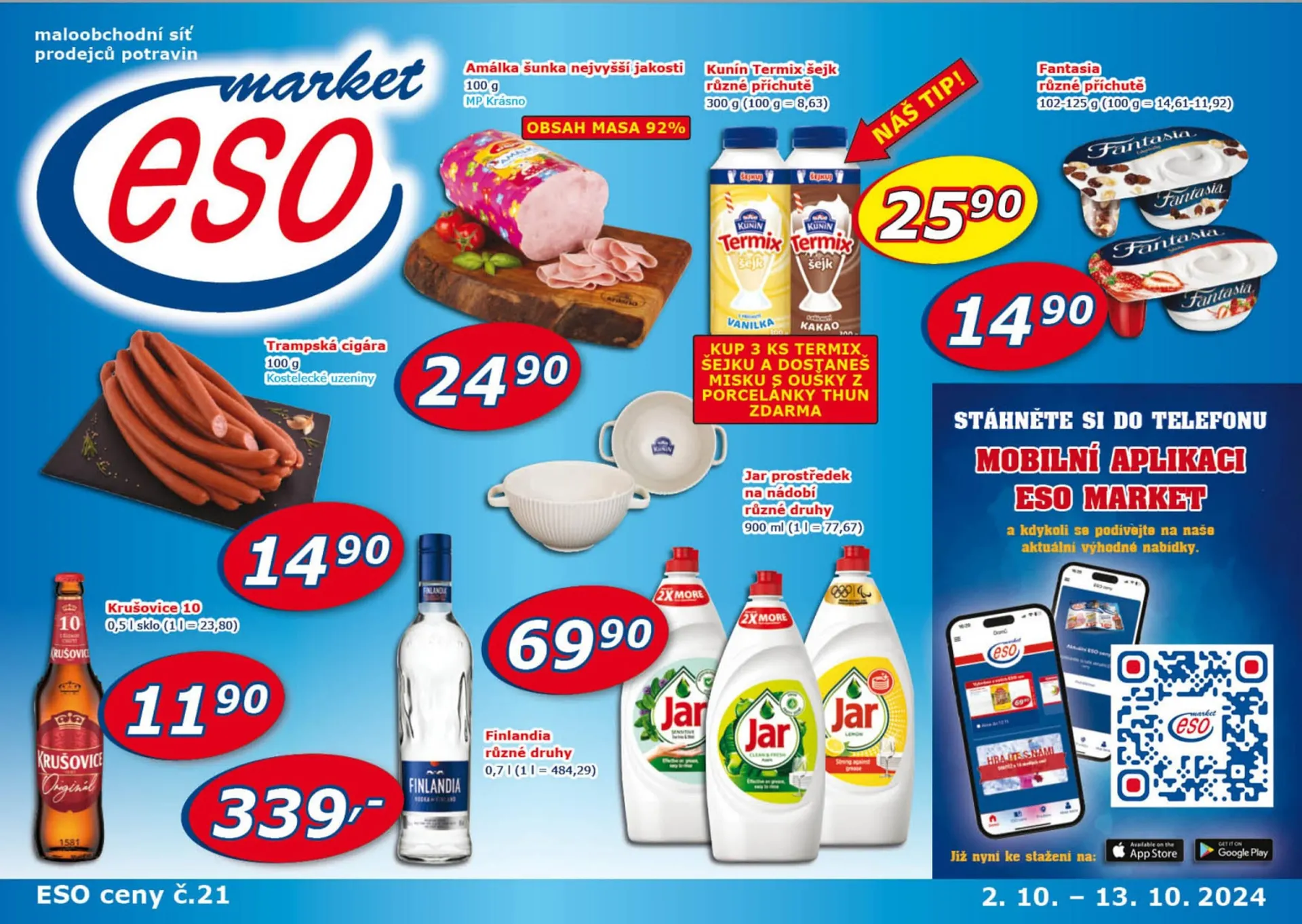 ESO MARKET leták - 2. října 13. října 2024 - Page 1