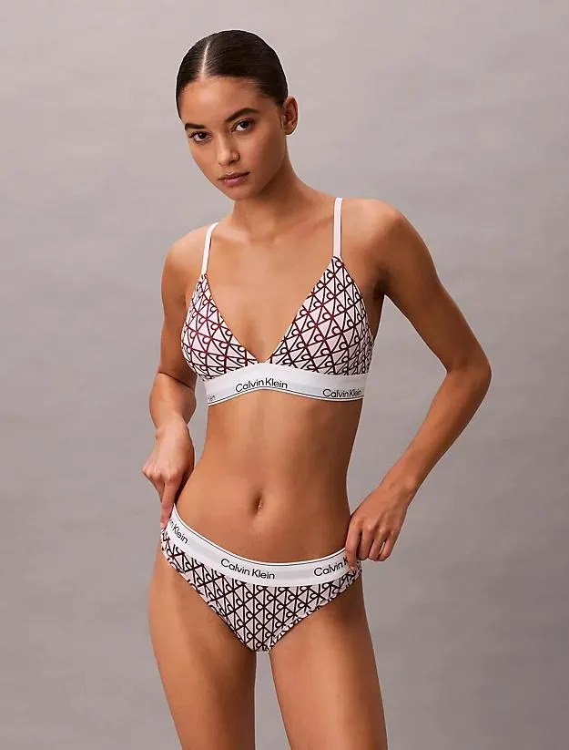 Lightly Lined Triangle Bralette - Icon Cotton Modal