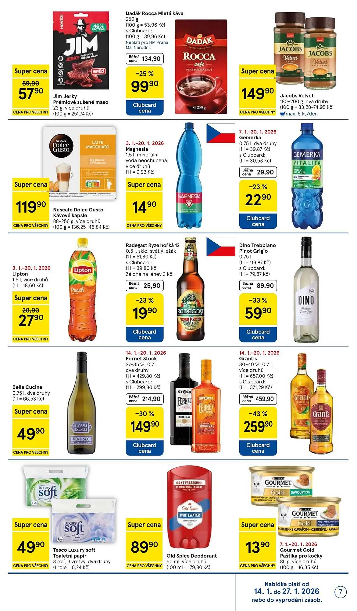 Tesco leták - 14. ledna 20. ledna 2026 - Page 7